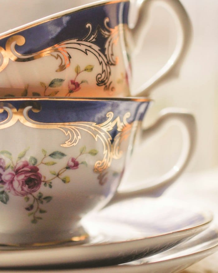 Stand-in photo for Floral Ceramic Serving Platter